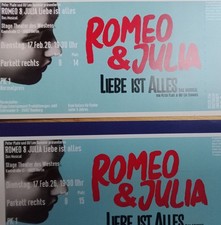 2 Musicalkarten Romeo und