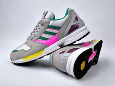 adidas ZX 8000 Grey Court Green Screaming Pink Eur 46 / UK 11 Torsion IG3076