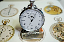 Heuer Rattrapante ,Schleppzeiger, U-Boot Torpedo-Stoppuhr Kriegsmarine WK2 WW2