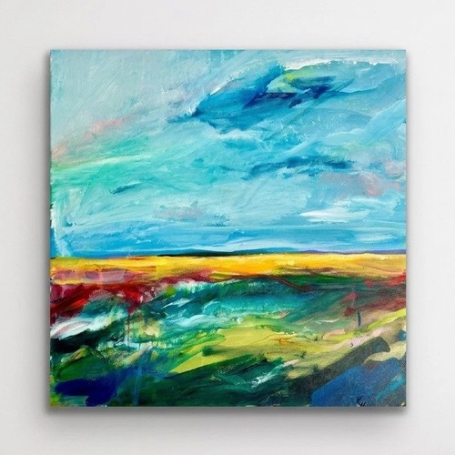 Original abstraktes acryl - abstraktes,