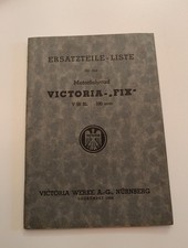 Original Ersatzteile Liste Victoria Fix Motorrad Beschreibung Oldtimer N14