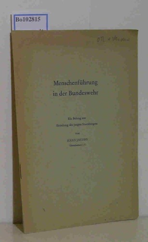 Menschenführung der - menschenführung, in