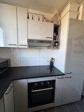 IKEA Küche mit E-Geräten Schwarz/Grau Hochglänzend, NP 8.000 Euro