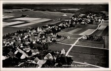 Ak Niederrieden in Schwaben Unterallgäu, Fliegeraufnahme - 11244773