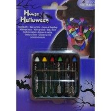 6 SCHMINKSTIFTE Halloween