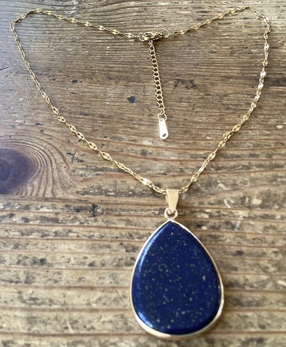 Halskette lapislazuli - halskette, "