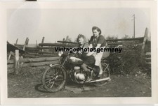 Z3981 Foto 50er Jahre Motorrad