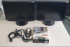 2x Eizo FlexScan S2110W 21,1Zoll + Spyder 2Pro Colorimeter Farbkalibrierung