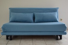 Ligne Roset Multy 3 Schlafsofa in Microfaser Babyblau - TOP !