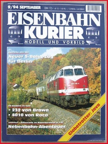 Eisenbahn kurier ausgabe - eisenbahn,