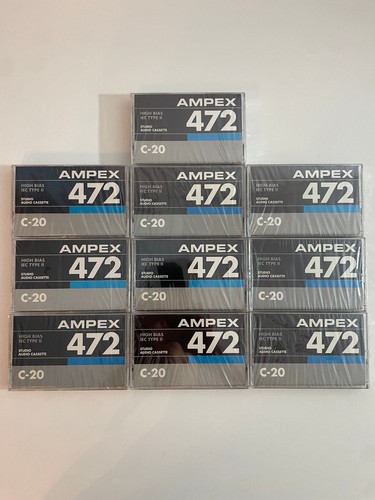 10x ampex 472 audio - 472, c
