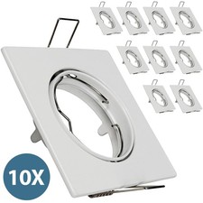 10er Set LED-Einbaurahmen