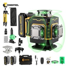 4D 16 Linien Laser Level Strahl Linienlaser Fliesenboden Laserwerkzeug  2Akkus