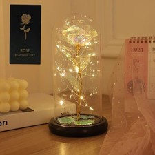LED Galaxie Rose mit