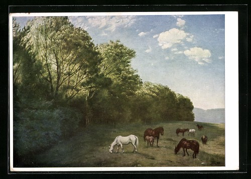 Künstler hans thoma - künstler-ak,