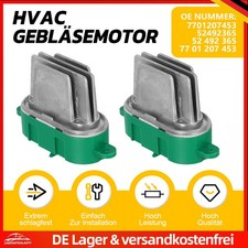 2x Heizung Gebläsewiderstand