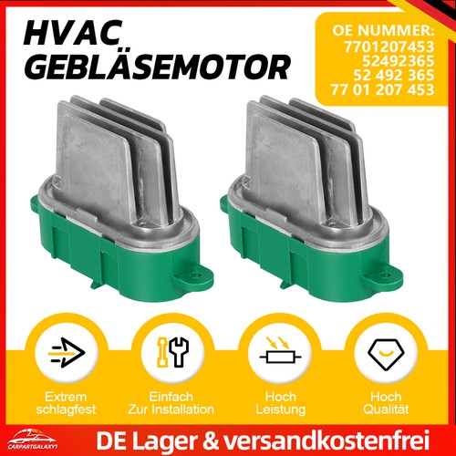 Heizung gebläsewiderstand - 2x,