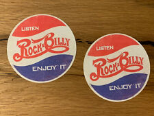 2x Rockabilly Aufkleber