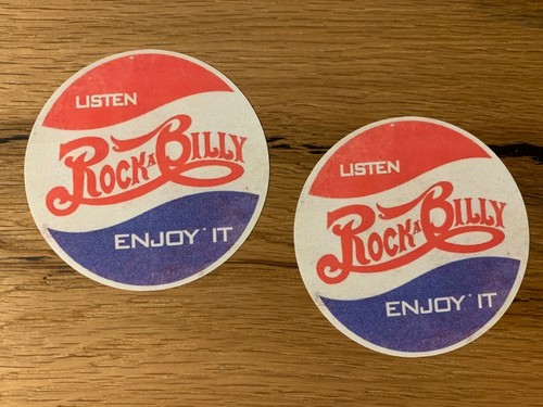Rockabilly aufkleber - 2x,