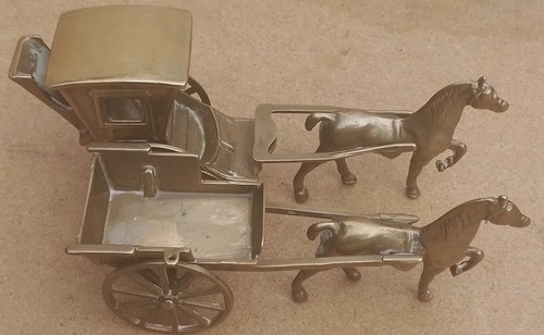 Vintage messing pferd fock - messing,