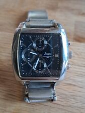 ENNIO SANTINI Herrenuhr Armbanduhr mit Edelstahlband - Chronograph Quarzuhr gebr