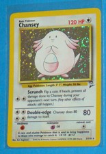 Chansey 3/130 - GD - Holo - Base Set 2 - Pokemon Karte ENG