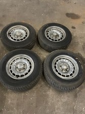 W123 Mercedes Benz Fuchs Felgen Räder 14x6 Chrom R107 205/70R14