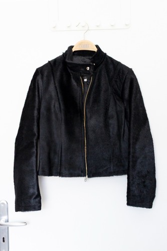 Vintage fell lederjacke pony - lederjacke,