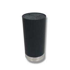 Universal Messerblock Schwarz Matt  Einsatz herausnehmbar  SILBERTHAL