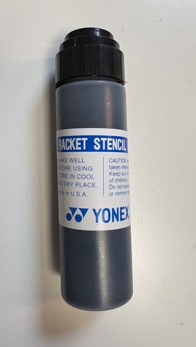 Yonex racket stencil ink black - racket,