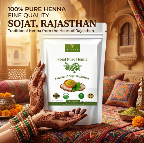Pure sojat henna pulver - sojat,