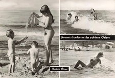 Ostsee, Ostseestrand, DDR Ansicht Postkarte, gelaufen 1989