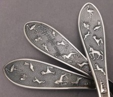 Kinderbesteck 800er Silber Auerhahn Kaltenbach Sütterlin Breischieber Box (84)