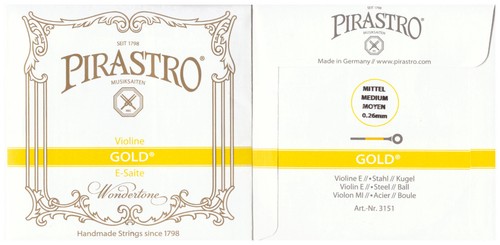 Saite pirastro gold kugel - pirastro, gold,