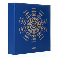 Larius Münzalbum Sammelalbum für 2 Euro Münzen Banknoten Postkarten, Ringbinder