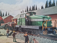 Märklin H0 ferngesteuertes Digitalstartset mit Henschel Diesellok + 2 Güterwagen