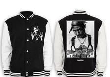 2Pac Collegejacke M2 -West Coast Hip Hop Swag Dope Asap RIP Rap Death