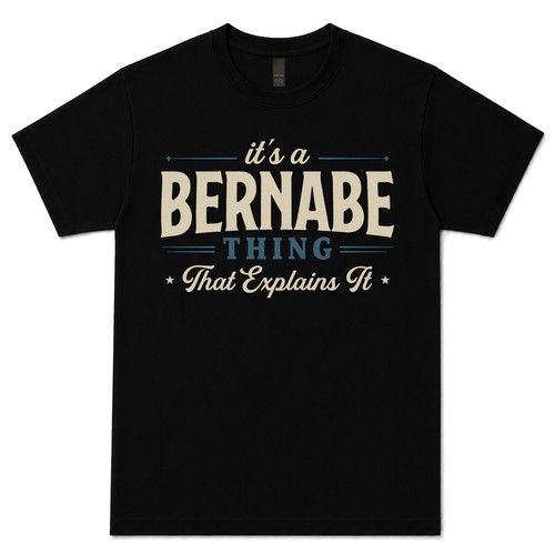 Bernabe thing that - it's,