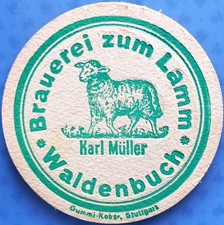 Alter Bierdeckel VK Brauerei