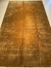 Nepal Tibet Teppich Orient Carpet Perser Rug Gold Schurwolle Seide Contemporary