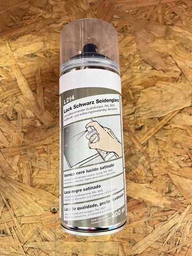 Lackspray schwarz seidenglanz - schwarz,