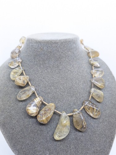 Edelsteinkette rutilquarz - edelsteinkette,