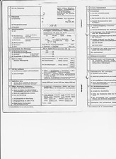 FORD Taunus 1949 Buckel-Taunus Kfz-Brief Oldtimer Pappbrief