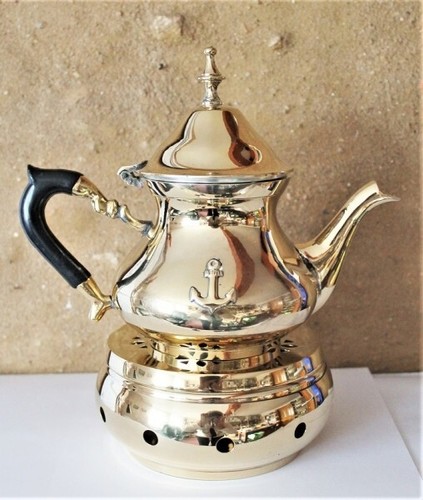 Teekanne mit stövchen aus - teekanne,