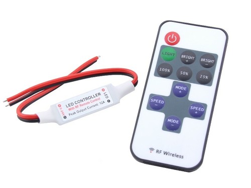 Mini led funk dimmer - rf,