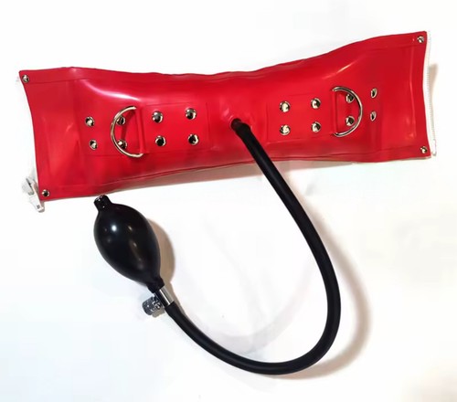 Latex bondage halsband - latex,