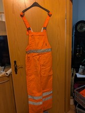 Garden Arbeitshose Latzhose orange Größe L 