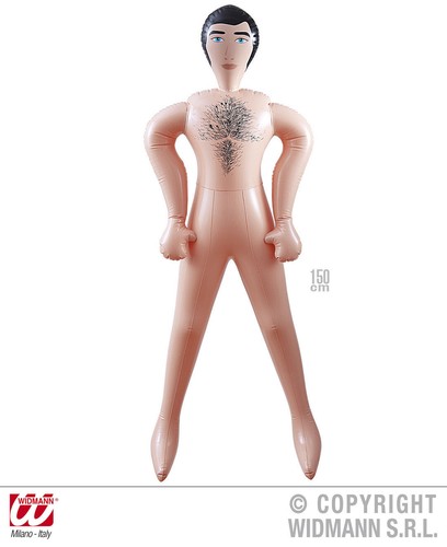 Aufblasbare gummipuppe 150 - aufblasbare, cm