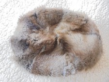 Pelzmütze/Fellmütze/Pelzkappe, Nutria, Vintage, Damen, Gr. 60 Kopfumfang