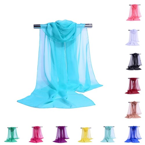 Damen chiffon schal - chiffon,